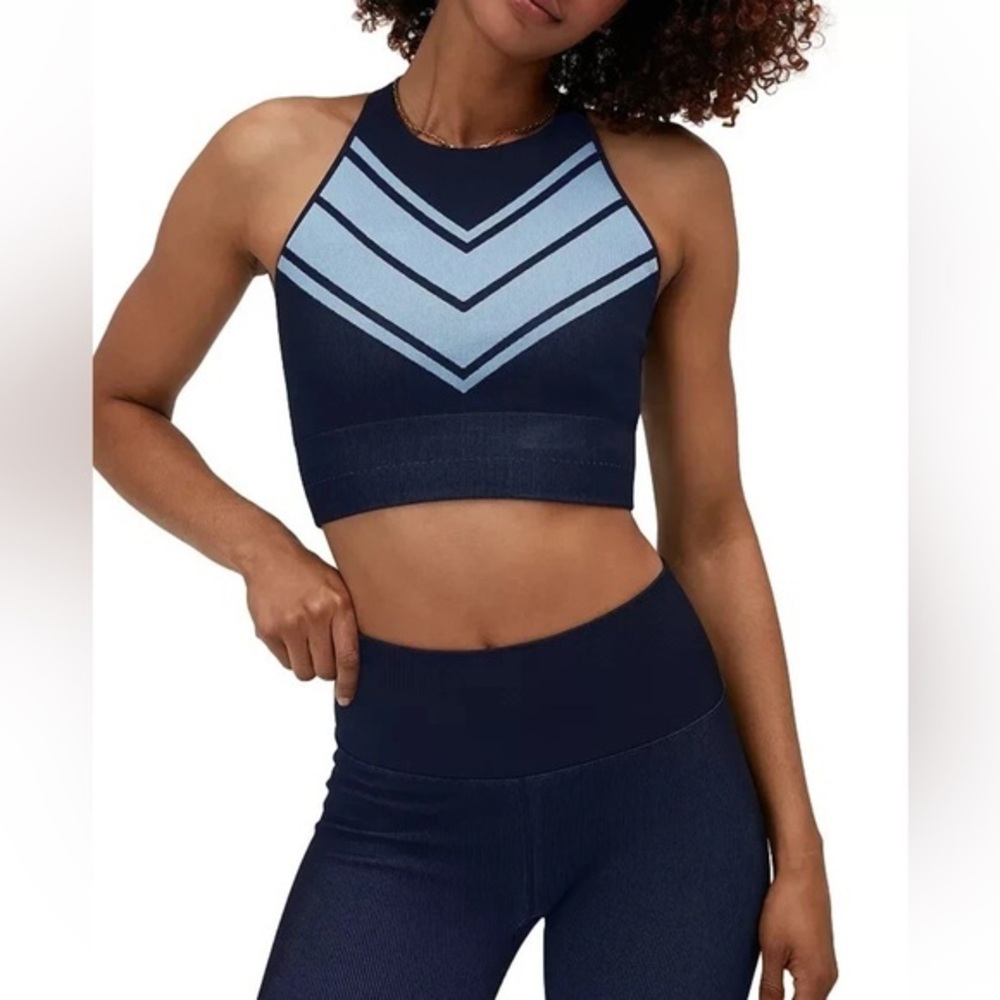 Spiritual Gangster || NWT High Neck Jacquard Bra (XS/S)